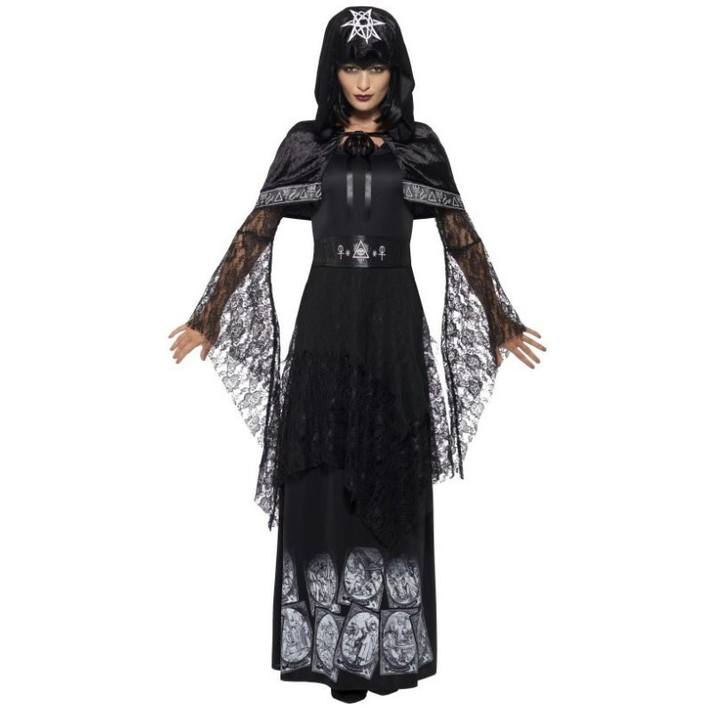 Déguisement maîtresse de magie noire pour femme