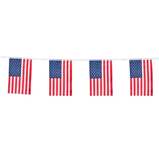 [BOL44951] Guirlande de drapeaux USA