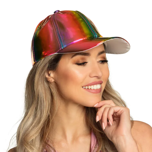 [BOL04299] Casquette arc-en-ciel holographique 