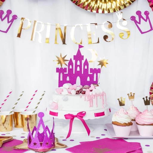 [PARKPT35] Cake topper château de Princesse