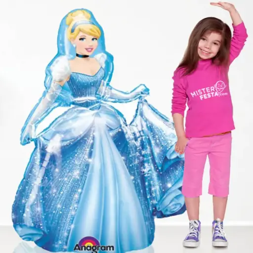 [AMS23474] Ballon Air Walker princesse Cendrillon - 121 cm