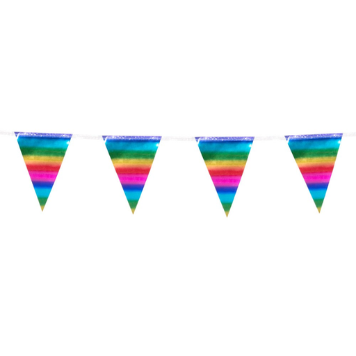 [BOL74797] Guirlande de fanions géants arc-en-ciel 