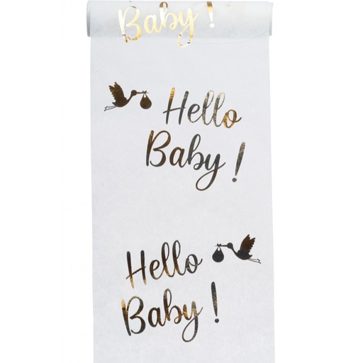 [CHA11977] Chemin de table "Hello Baby ! "
