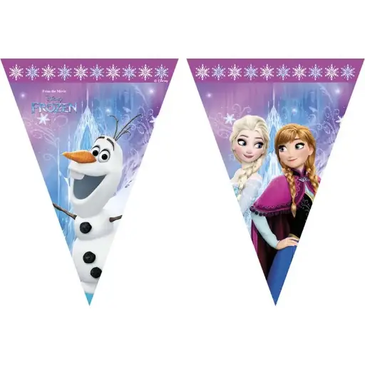 [FOL86921P] Guirlande à fanions Frozen 2,30m
