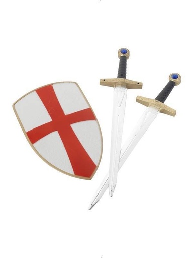 [SMI31349] Set Bouclier et épée chevalier croisade