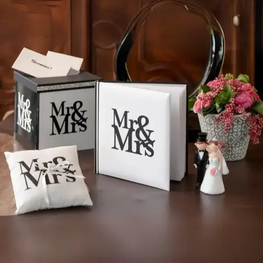[SAN5251-1] Livre d'or "Mr & Mrs"