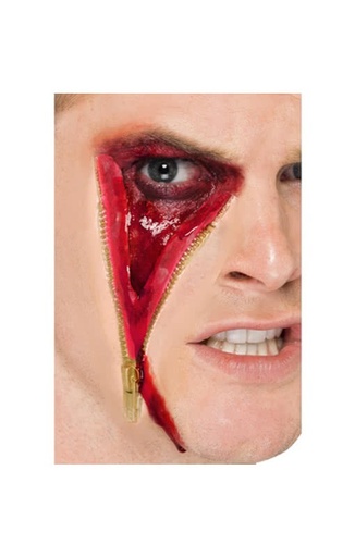 [SMI45323] Cicatrice fermeture éclair en latex