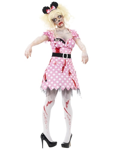 Déguisement de Minnie zombie