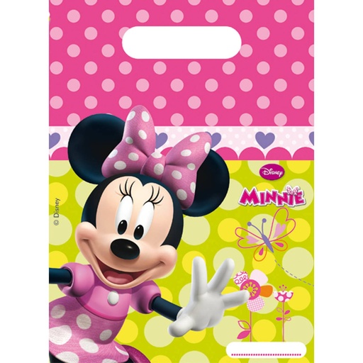 [FOL81646P] Sachets de fête Minnie Mouse, lot de 6