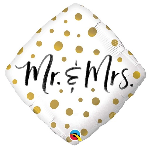 [ABC57334] Ballon losange 'Mr & Mrs'