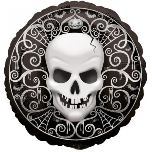 [AMS2563501] Ballon Tête de mort 46 cm