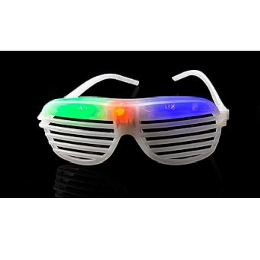[FUN65219] Lunettes Rayées avec LED