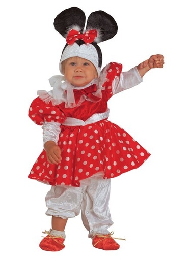 [CLO52106] Déguisement de Miss Mouse pour bébé 6 mois