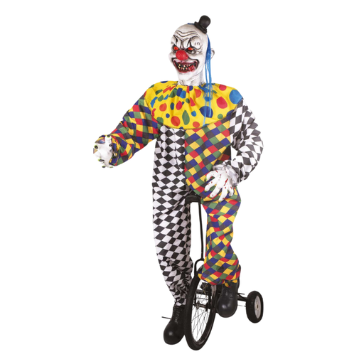 [PCL41812] Clown terrifiant sur monocycle animé