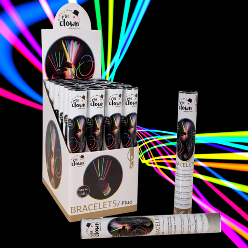 [PCL14614] Lot de 15 Bracelets fluorescents