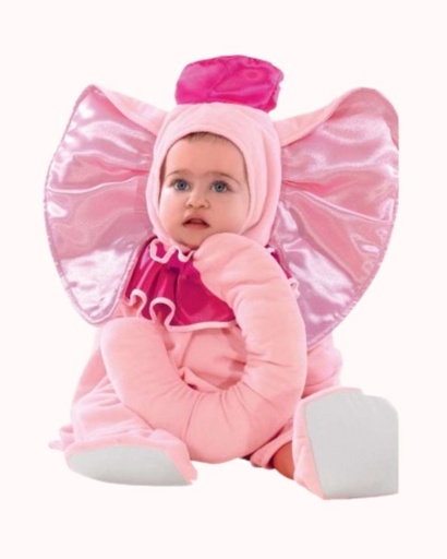 [CLO08624] Déguisement bébé Élephant Rose 24 mois
