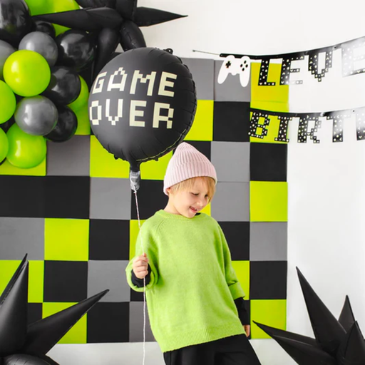 [PARFB226] Ballon en aluminium "Game Over" - Jeux vidéos