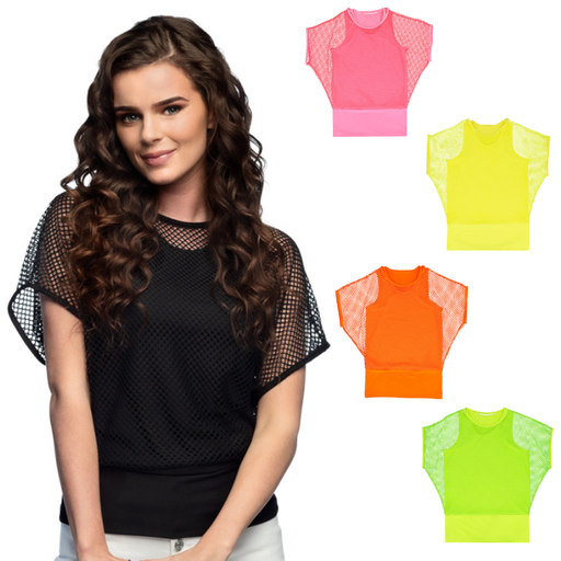 Top et t-shirt en résille