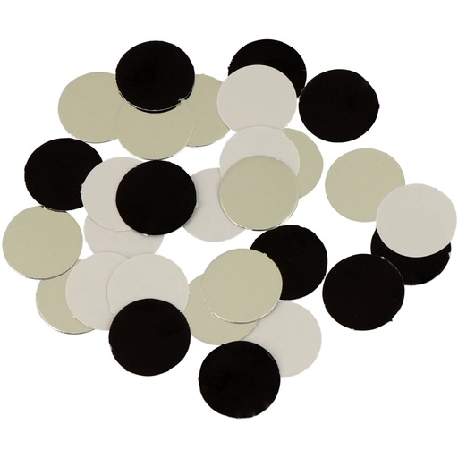 [FOL68688] Confettis crème & noir