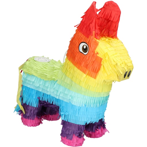 [FOL65835] Piñata Âne arc-en-ciel 35 x 39 cm