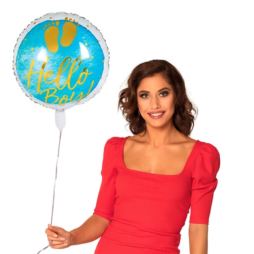 [BOL53241] Ballon "Hello Boy !" 45 cm