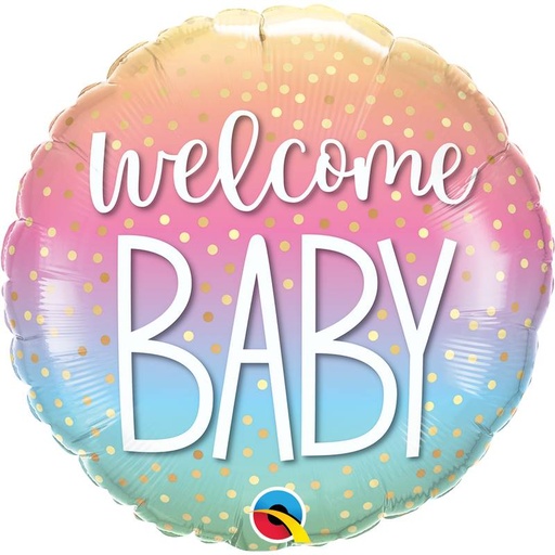 [ABC23928] Ballon "Welcome Baby" 45 cm