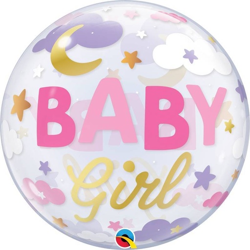 [ABC24904] Ballon bubble 22" sweet dreams baby girl