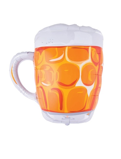 [FUN85110] Ballon alu chope de bière 100 cm