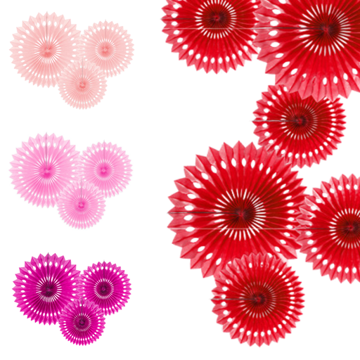 Rosettes en papier - Lot de 3