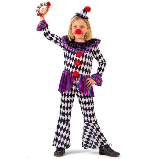 Déguisement de Clown "Chelsey" pour fille