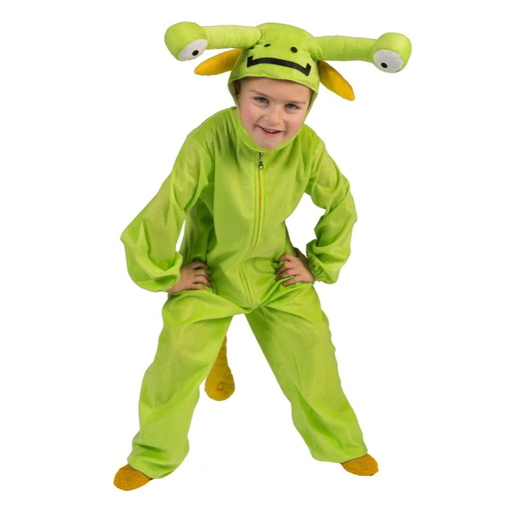 Déguisement de Martien vert pour enfant