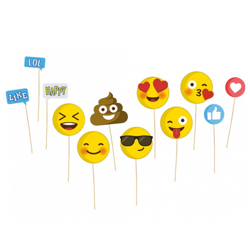 [CHA1422] Kit Photobooth Emoticones