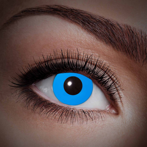 [ZOEW95] Lentilles fantaisies UV Bleu - a mois
