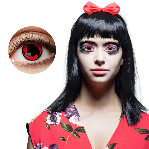 [ZOEW58] Lentilles fantaisies Mangekyou - 1 semaine