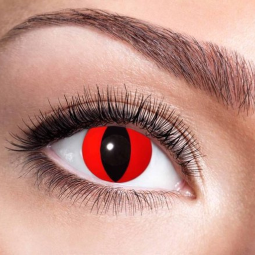 [ZOEW61] Lentilles fantaisies Red Cat - 1 semaine