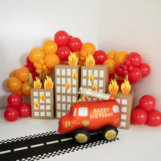 [PARFB240] Ballon camion de Pompier 67 cm