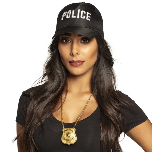 [BOL64344] Collier doré "Special Police"