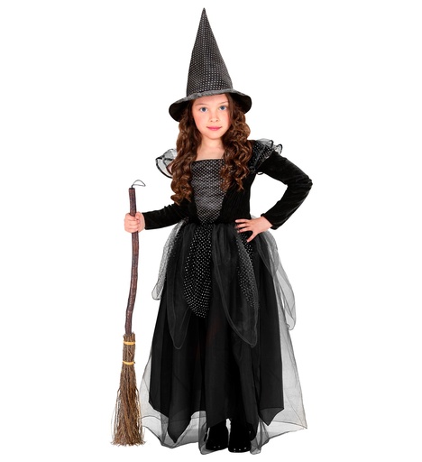 Déguisement fille sorcière noire