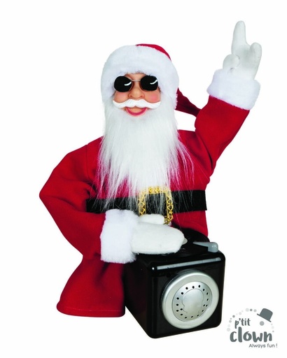 [PCL23713] DJ Père Noël animé et sonore