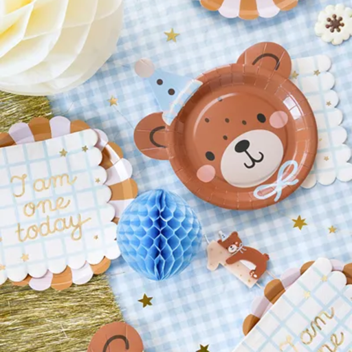 [PARTPP93] 6 assiettes Teddy Bear 23 cm