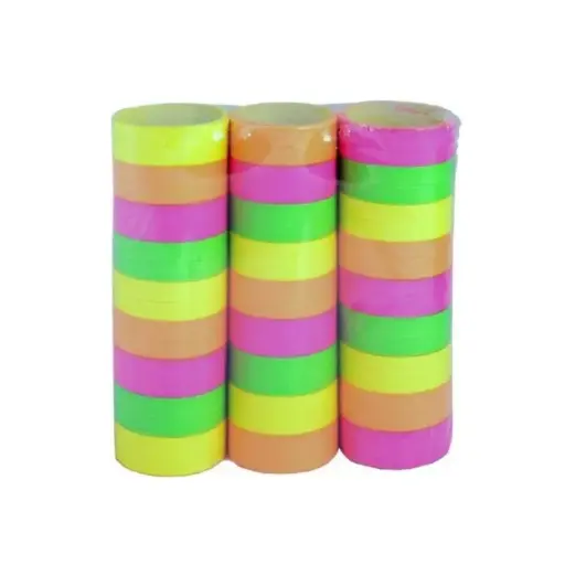 [COT22960] Rouleaux de serpentins fluo