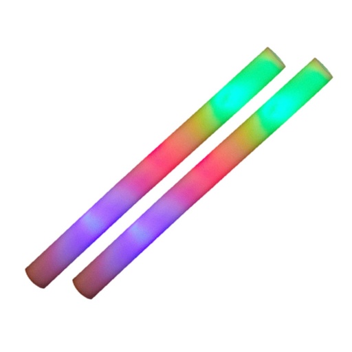 [COT26002] 2 Bâtons en mousse lumineux LED