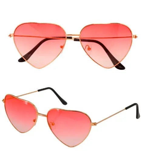 [WID42629] Lunettes Cœur rouge