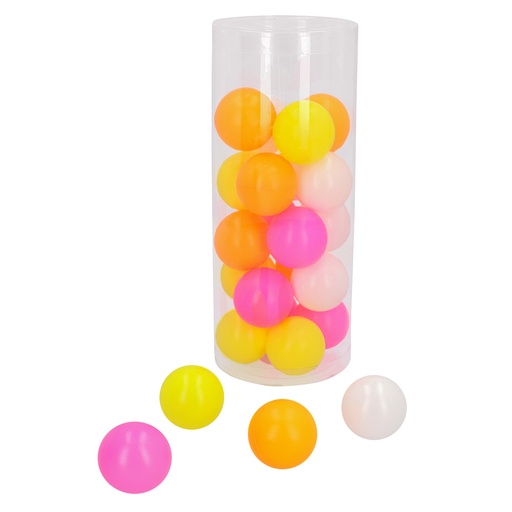 [BOL30853] 24 balles pour Beer Pong multicolores
