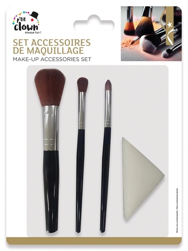 [PCL23355] Set de pinceaux et éponge de maquillqge