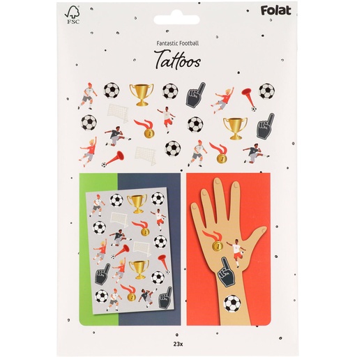 [FOL27581] Tatouages ​​- Fantastic Football - 25 pièces
