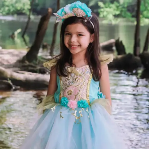 [GRE33985] Déguisement fille Sirène 5-6 ans