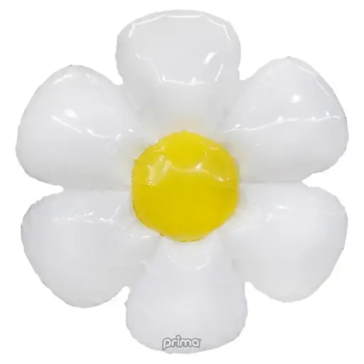 [ABCPS-WDZY-34-50-1] Ballon Marguerite blanche 34" - Prima