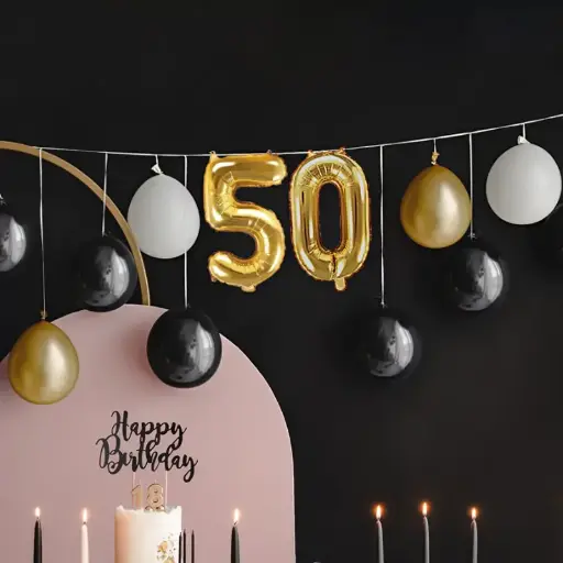[PARGBN20-50-019] Guirlande de ballons "50 ans"