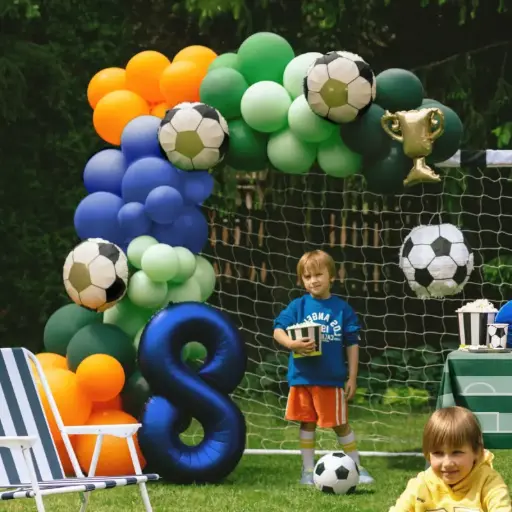 Football - thème anniversaire enfant - Partyshop Luxembourg